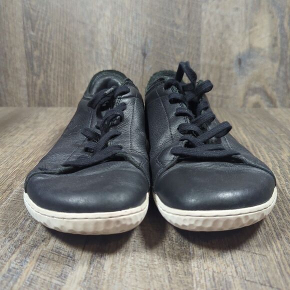 Vivobarefoot Geo Court III Black Leather Women’s Sneaker Shoes Size EU 35 US 4.5 - Picture 3 of 13